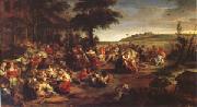 Peter Paul Rubens The Village Wedding (mk05) France oil painting artist